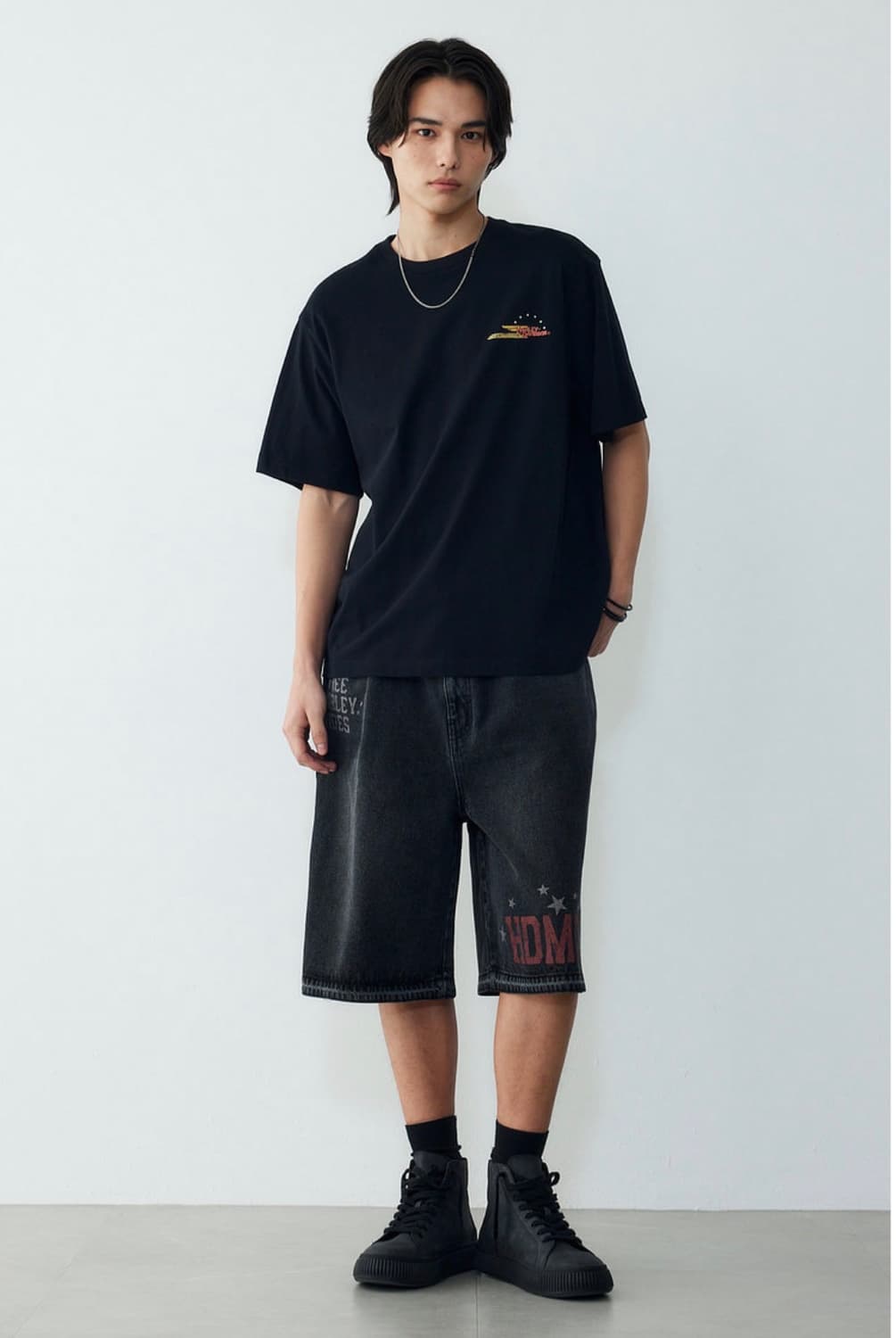 [새제품/32] 할리데이비슨 버뮤다 데님 - 다크 그레이 상품이미지3