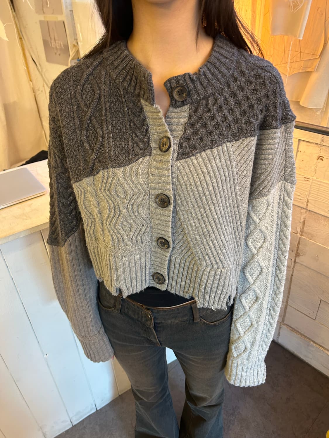 Adererror zara 크롭니트 상품이미지2