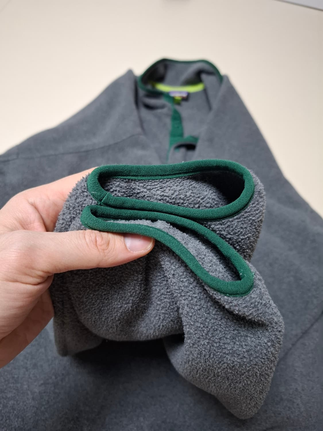 2XL 파타고니아 신칠라 회색 플리스 풀오버 상품이미지4