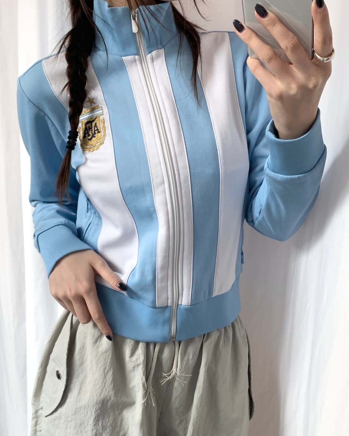 Adidas 아디다스 아르헨티나 크롭 져지 상품이미지2