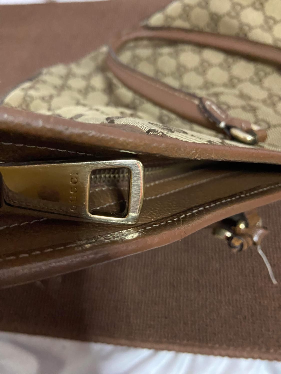 구찌 가죽 자가드 숄더백 상품이미지4