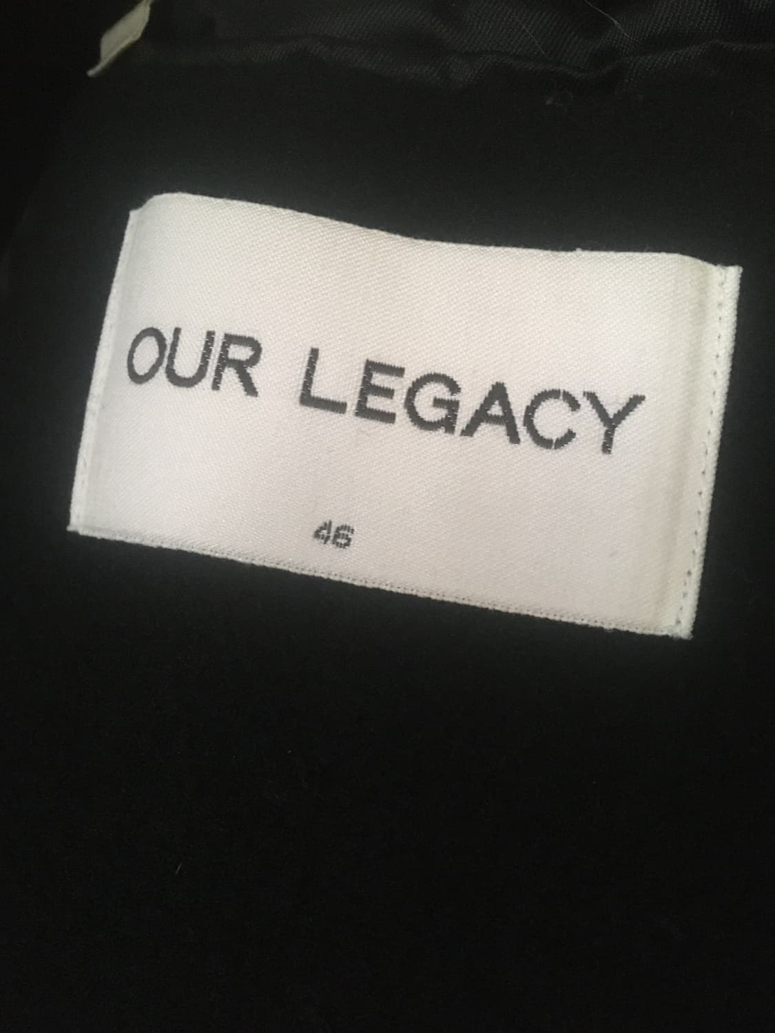 아워레가시(Our Legacy) 블랙 fur 코트 상품이미지9