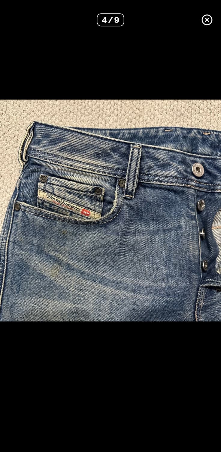 디젤 세미부츠컷 데님팬츠 ZATINY 상품이미지3