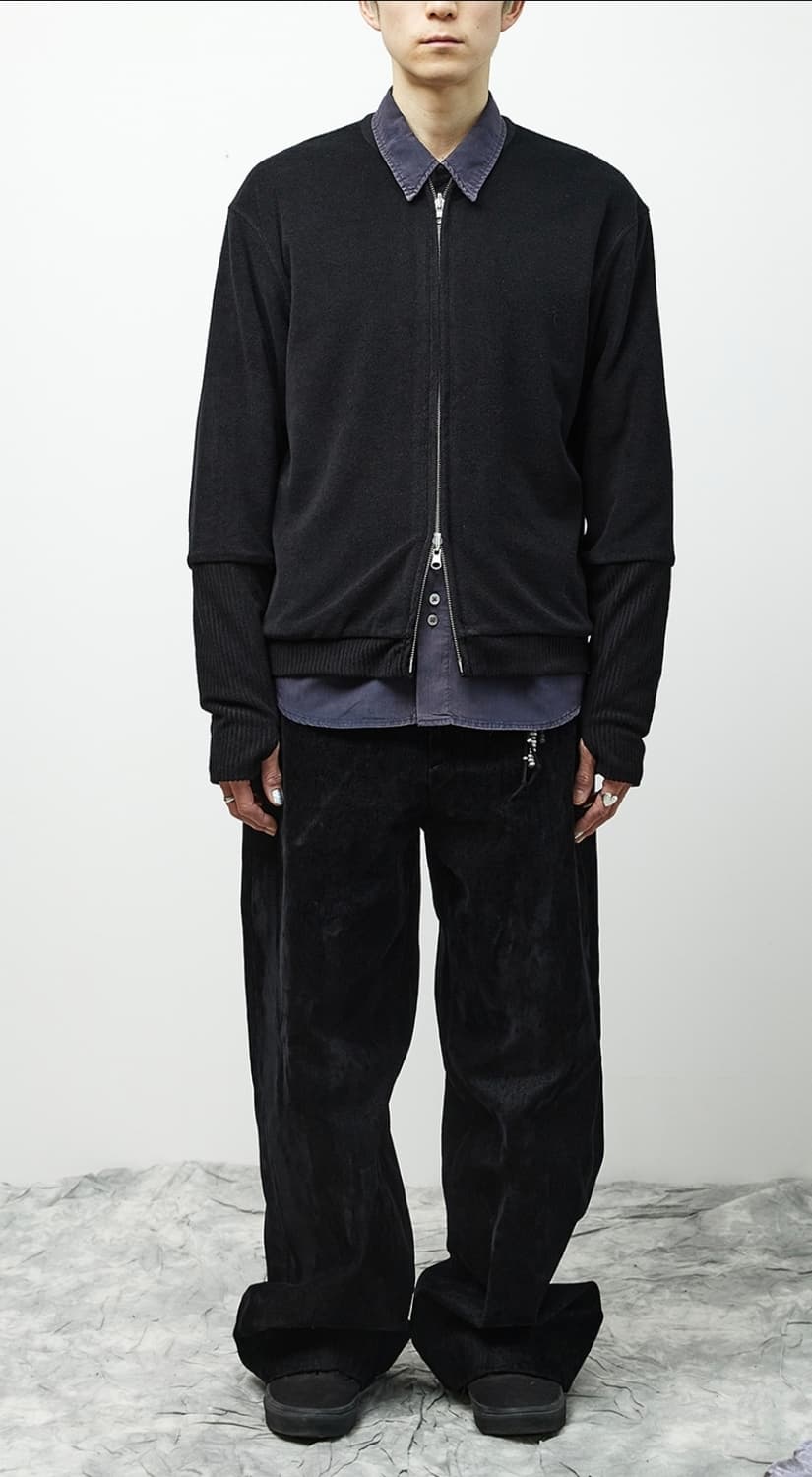 해칭룸 리버시블 레이어 가디건 블랙 5(XL) 상품이미지6