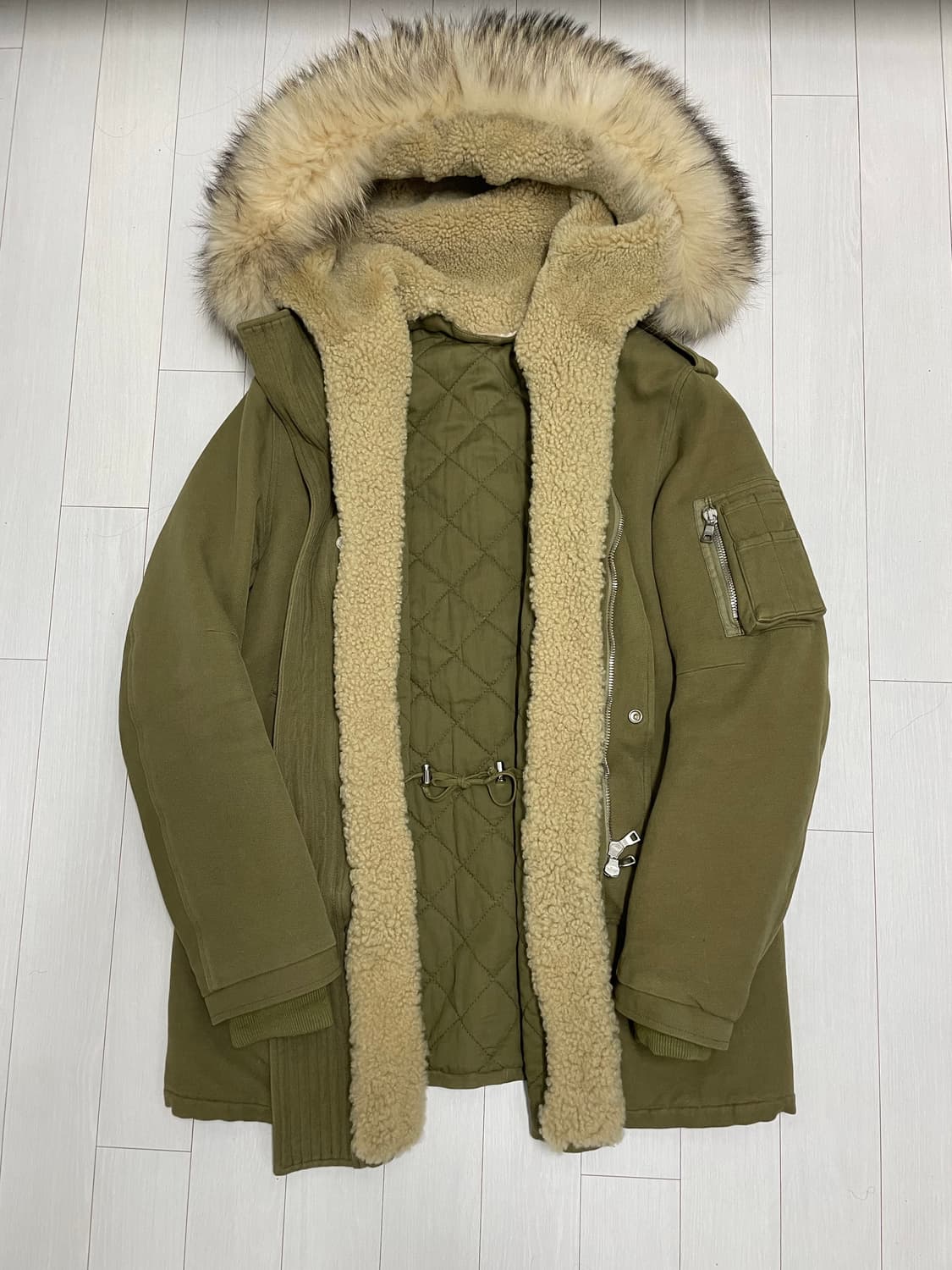 발망 11aw 라쿤퍼 야상 상품이미지6