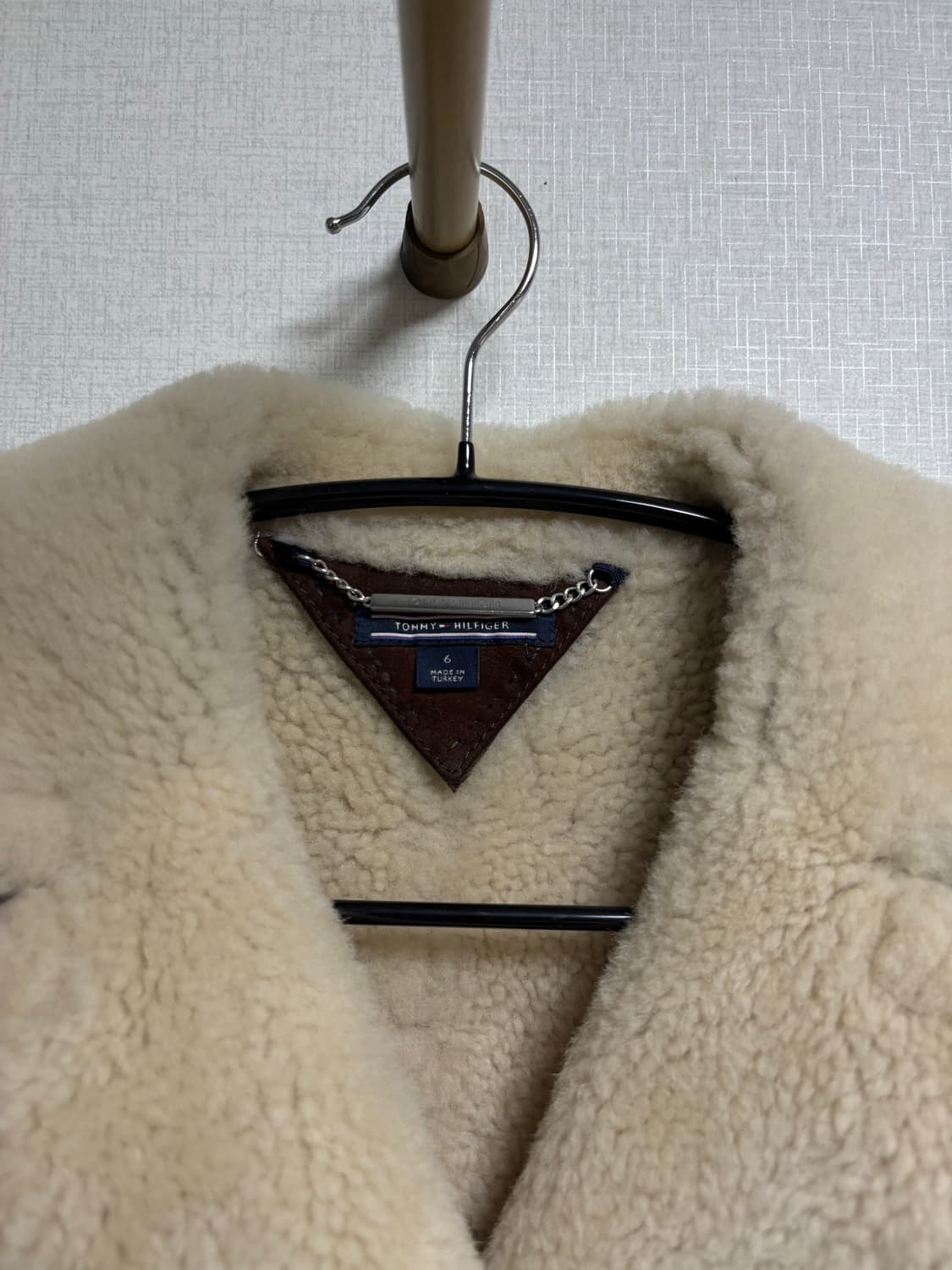 TOMMY HILFIGER 토미힐피거 리얼 무스탕 코트 상품이미지6