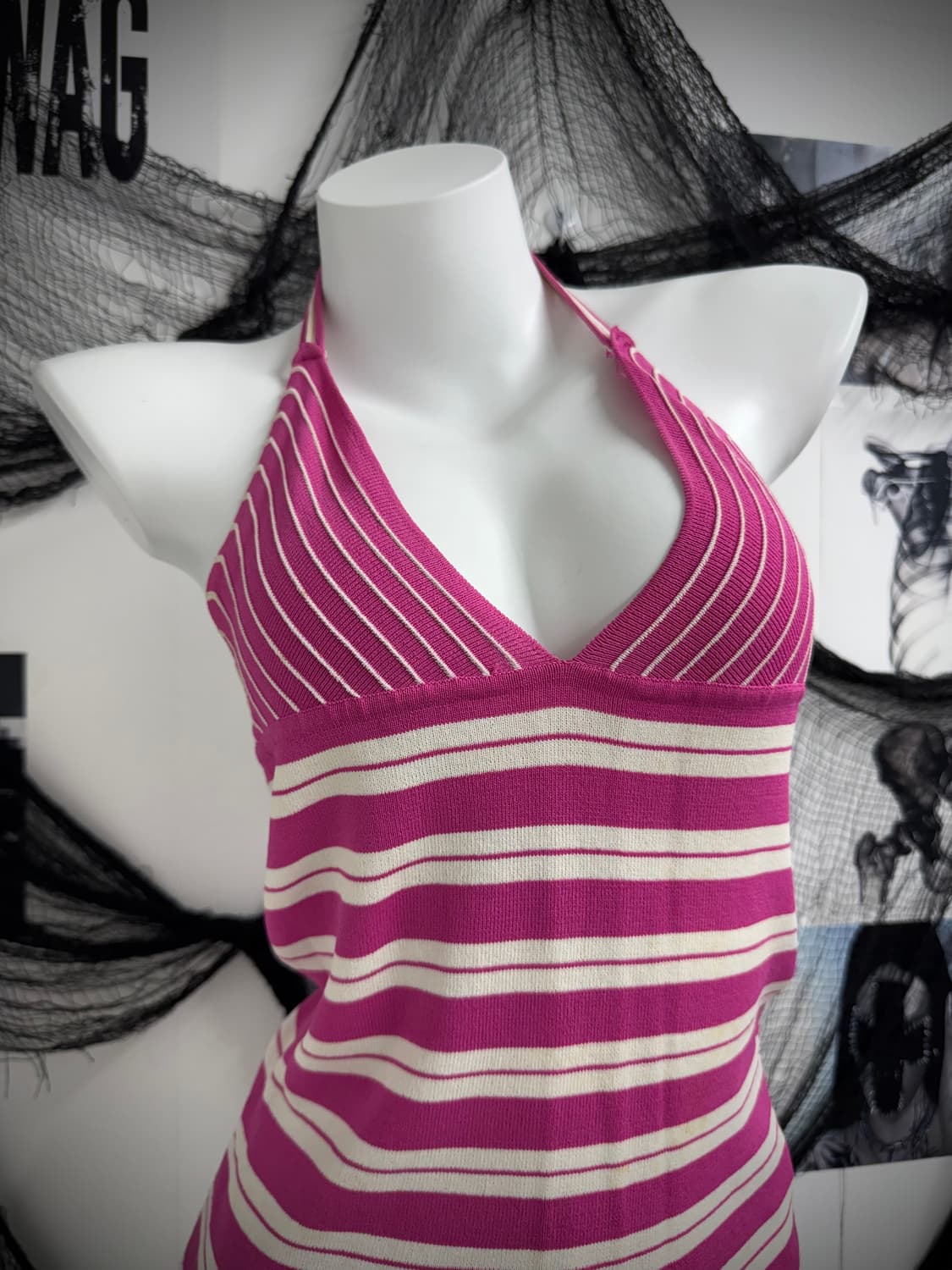 00s stripe halterneck camisole 상품이미지2