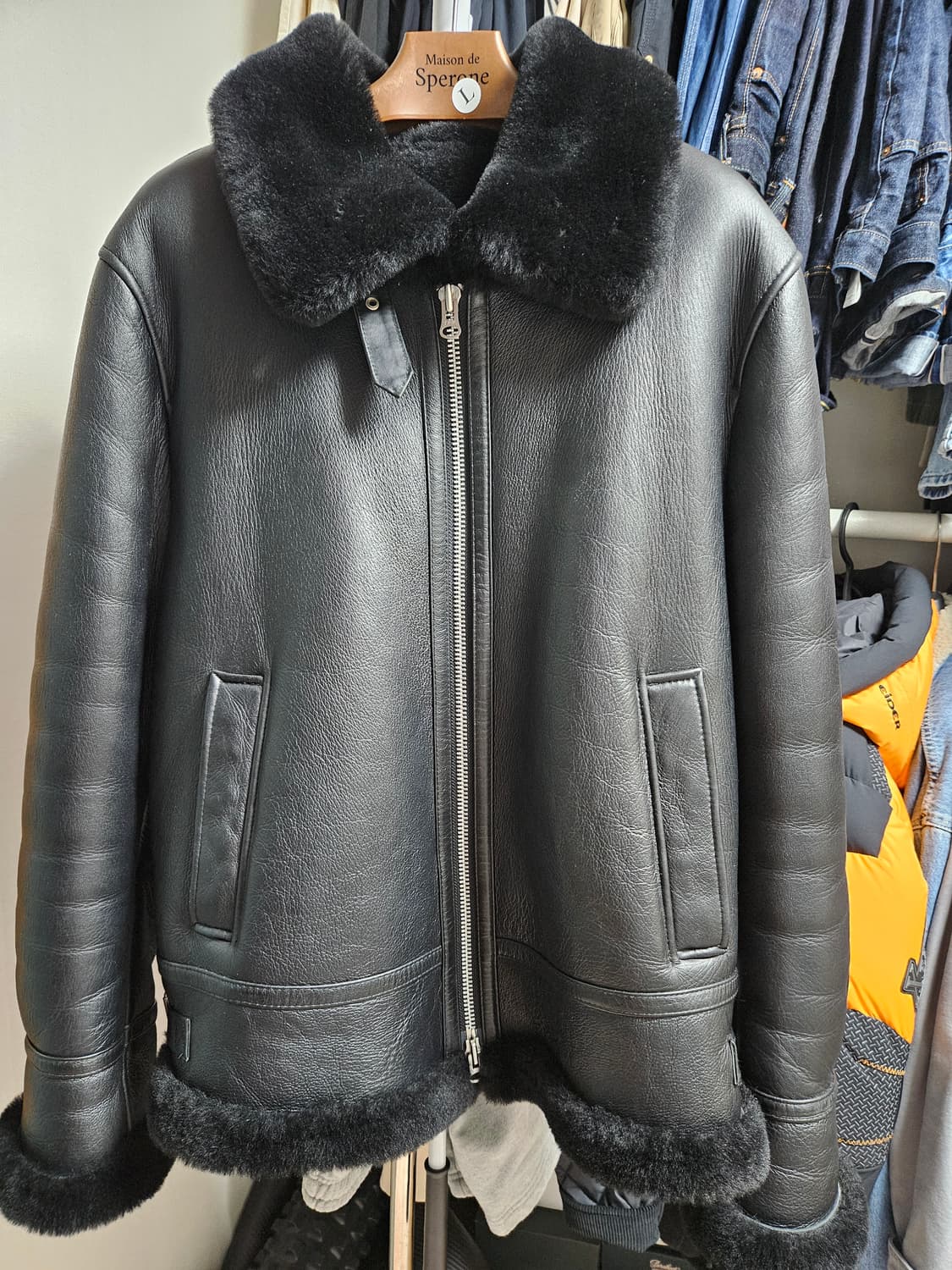 스페로네 B-3 무스탕 L사이즈 상품이미지1