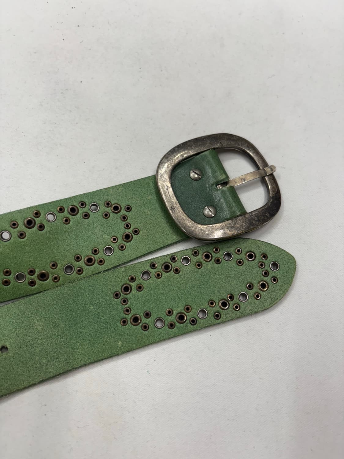 빈티지 웨스턴 자가드 스터드 버클 벨트 상품이미지6