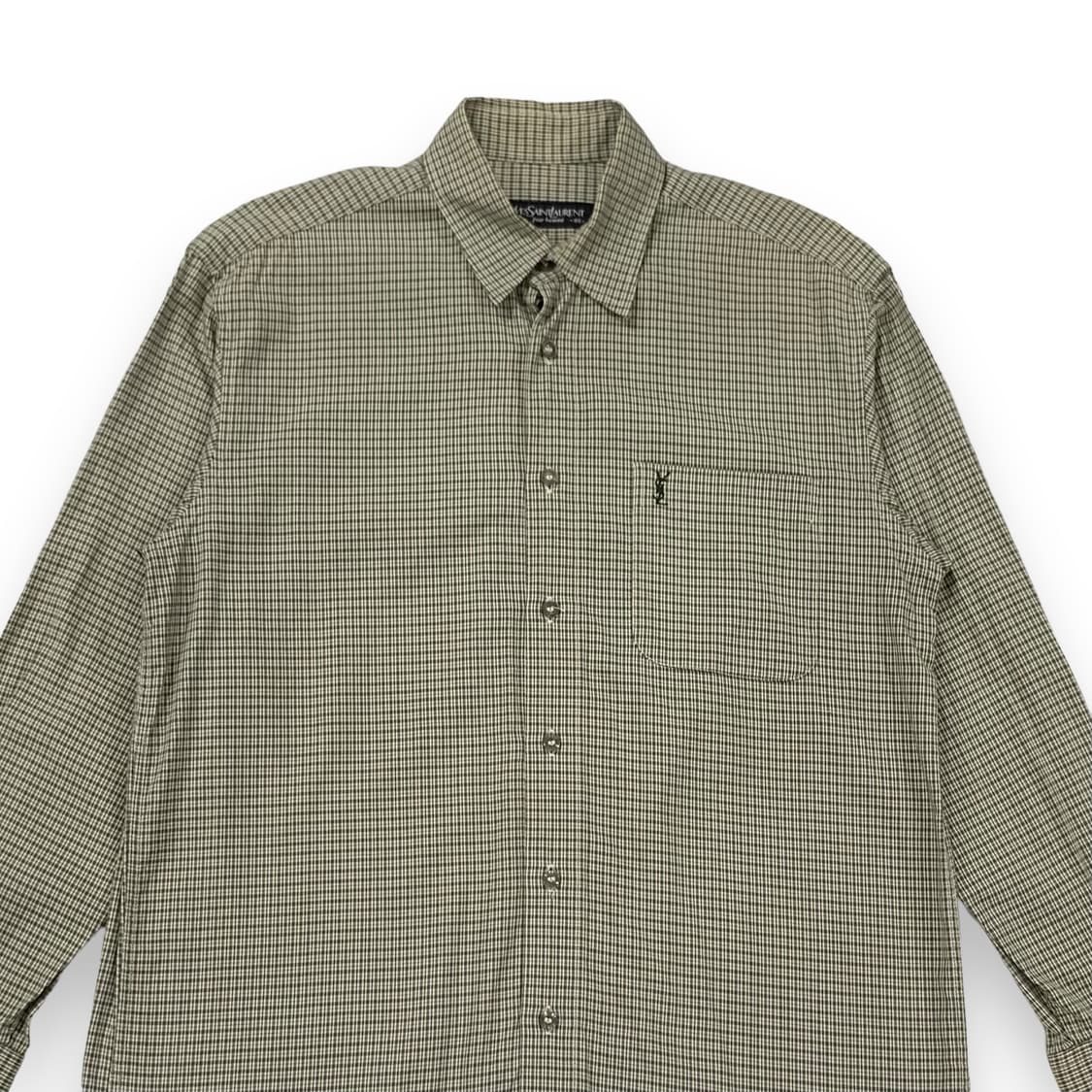 입생로랑 체크 셔츠 상품이미지3