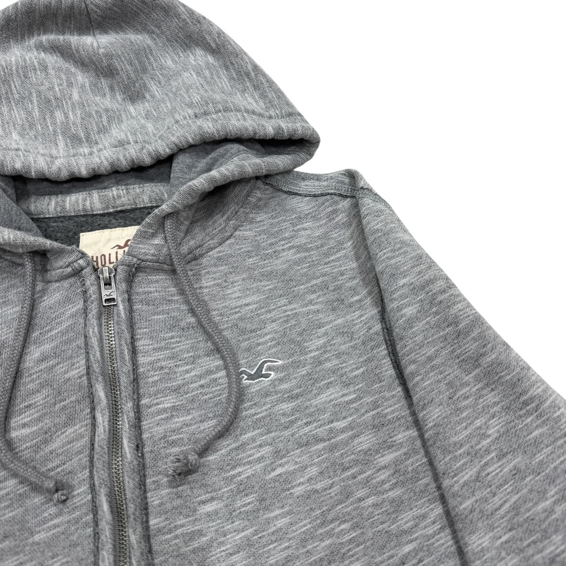 홀리스터 빈티지 Y2K 미니로고 기모 후드집업 자켓 그레이 XL 상품이미지2