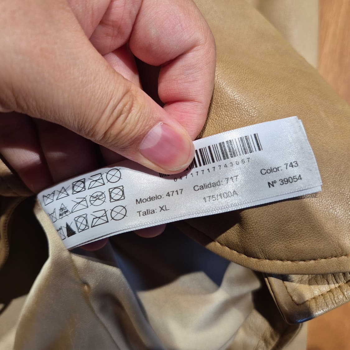 마시모두띠 양가죽 자켓 XL 상품이미지3