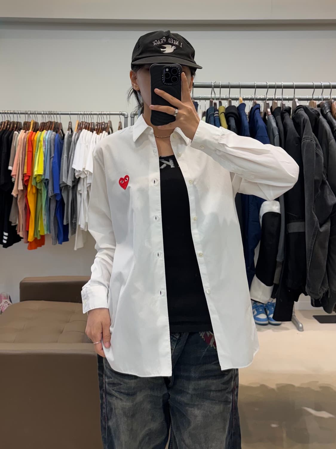 꼼데가르송 플레이 레드하트 셔츠 상품이미지9