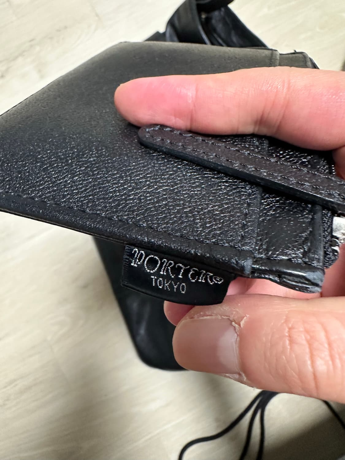 PORTER 요시다 포터 레더 토트백 블랙 상품이미지6