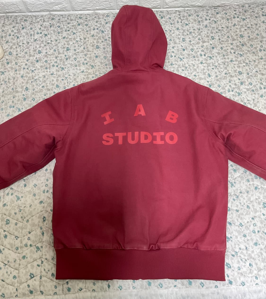 칼하트 x 아이앱 스튜디오 OG 액티브 자켓 레드 S 상품이미지6