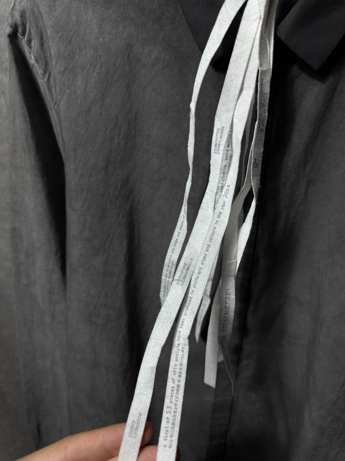 Label Under Construction Washed Shirts 상품이미지5