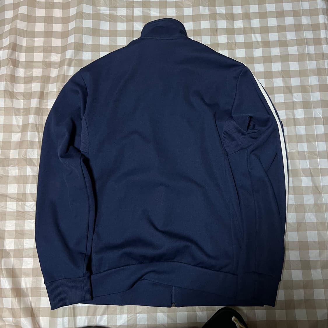 아디다스 빈티지 져지 네이비 100 집업 삼선 트랙탑 Y2K 상품이미지4