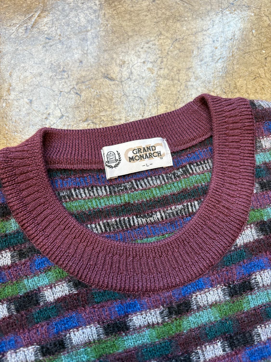 90s Mizuno japan 빈티지 패턴 니트 상품이미지4