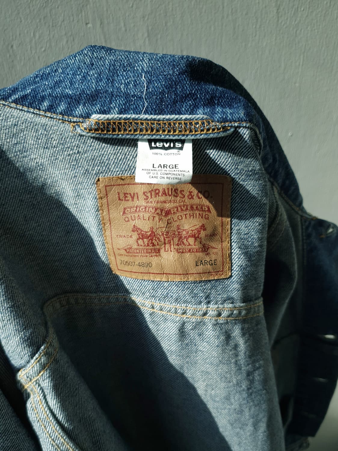 90s Levi's 70507 trucker denim jk 상품이미지9