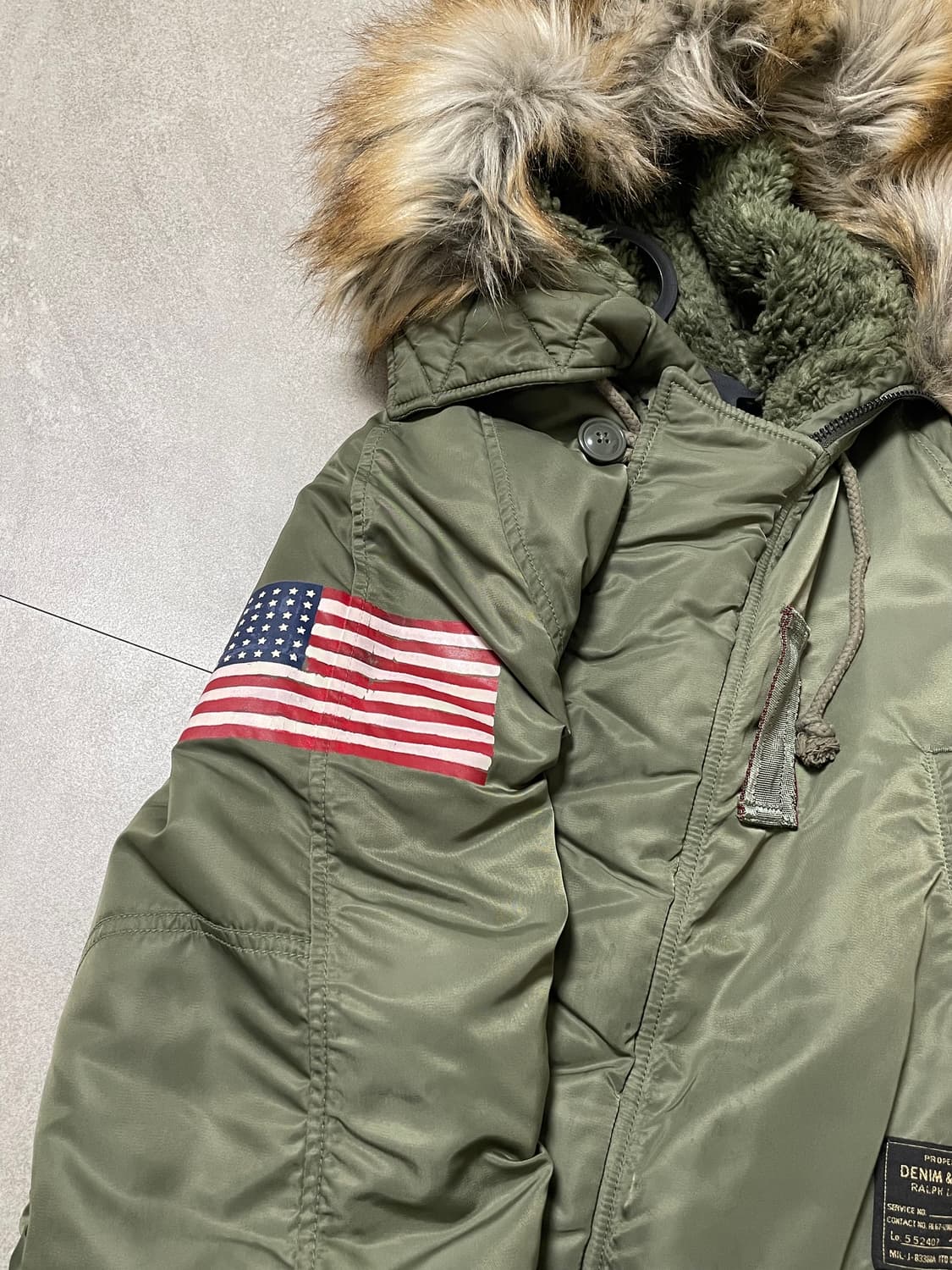 폴로 앤서플라이N3B 야상패딩 상품이미지2