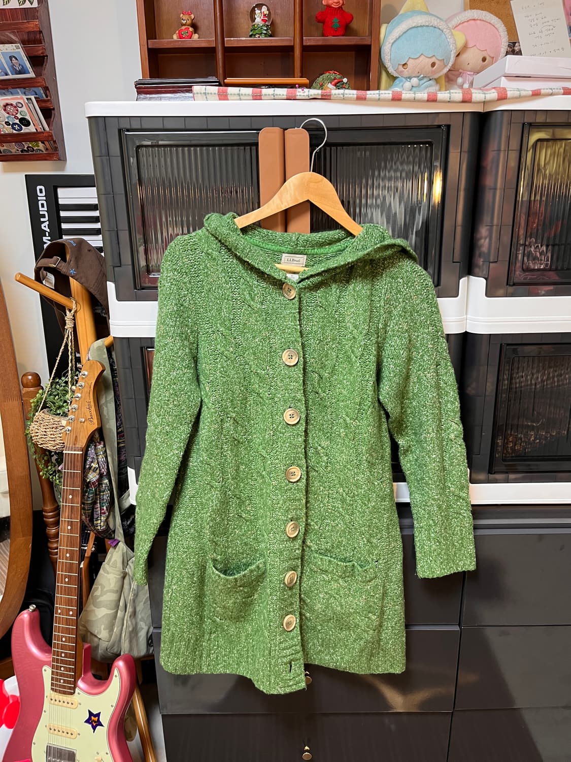 모리걸 가디건 도트 가방 세트 상품이미지6