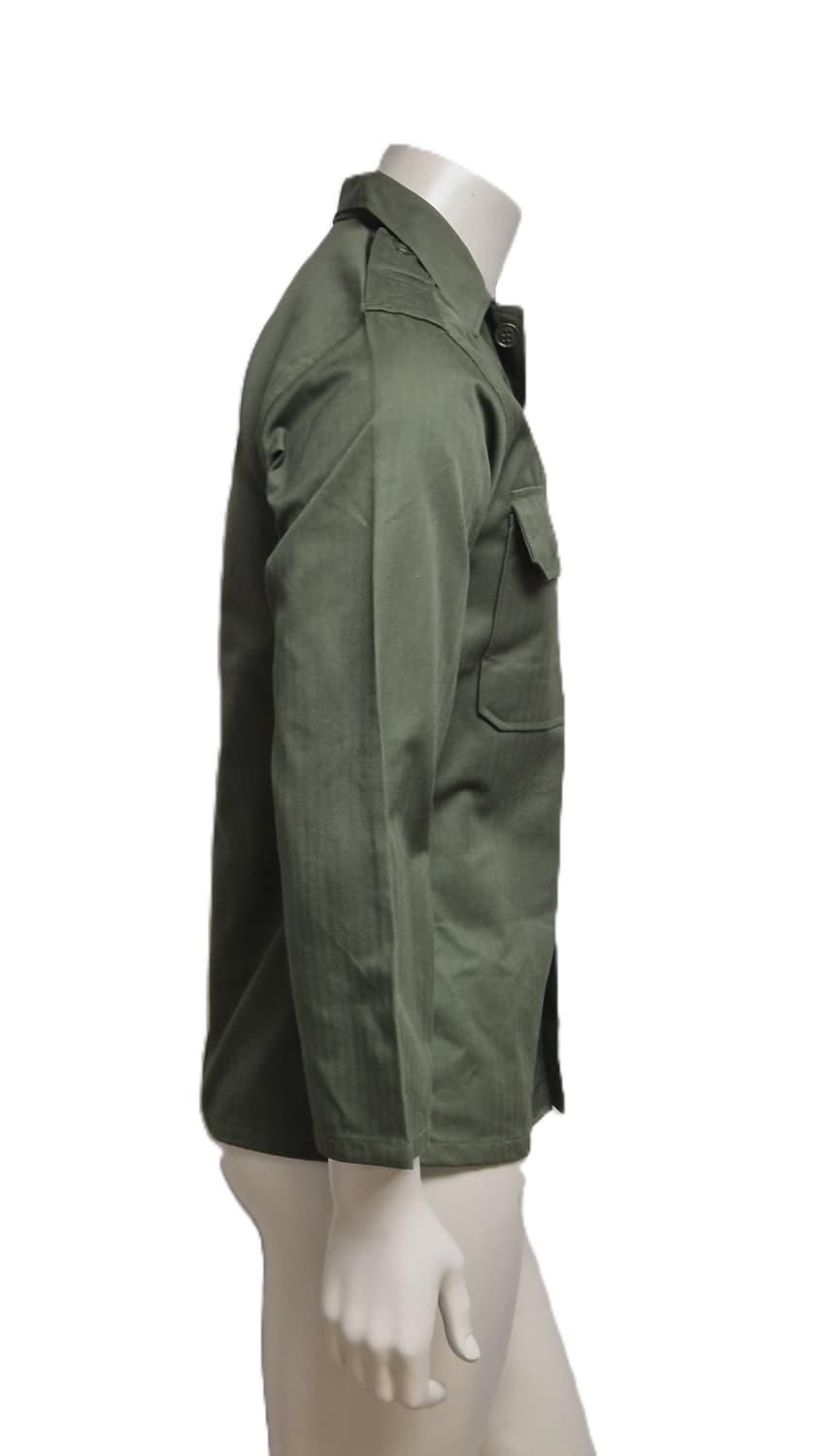 육군 구형 민무늬 전투복 상의 자켓 (S) (미사용품) 상품이미지3