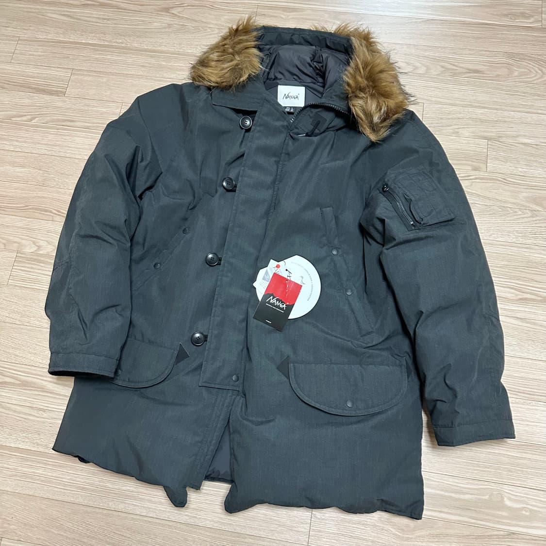 난가 x 웨이퍼 파이어 레지스턴트 다운 자켓 타입 US N-3B L 상품이미지2