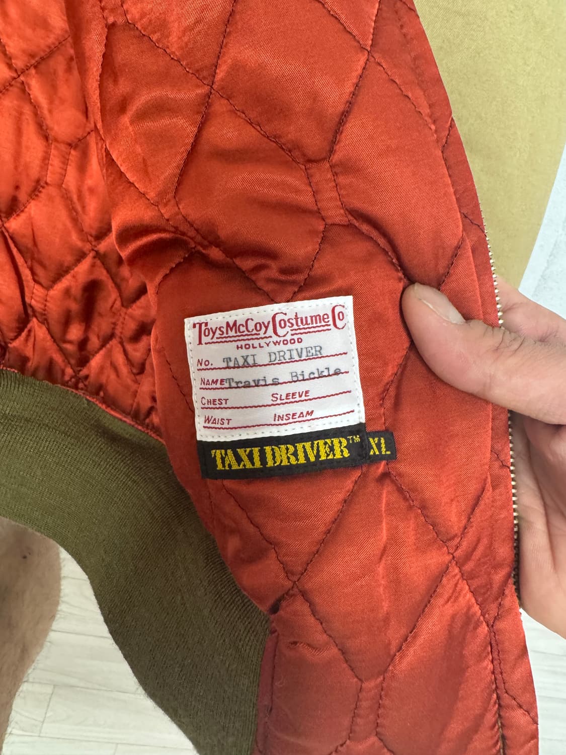 토이즈맥코이 택시드라이버 탱커 자켓 XL 상품이미지5