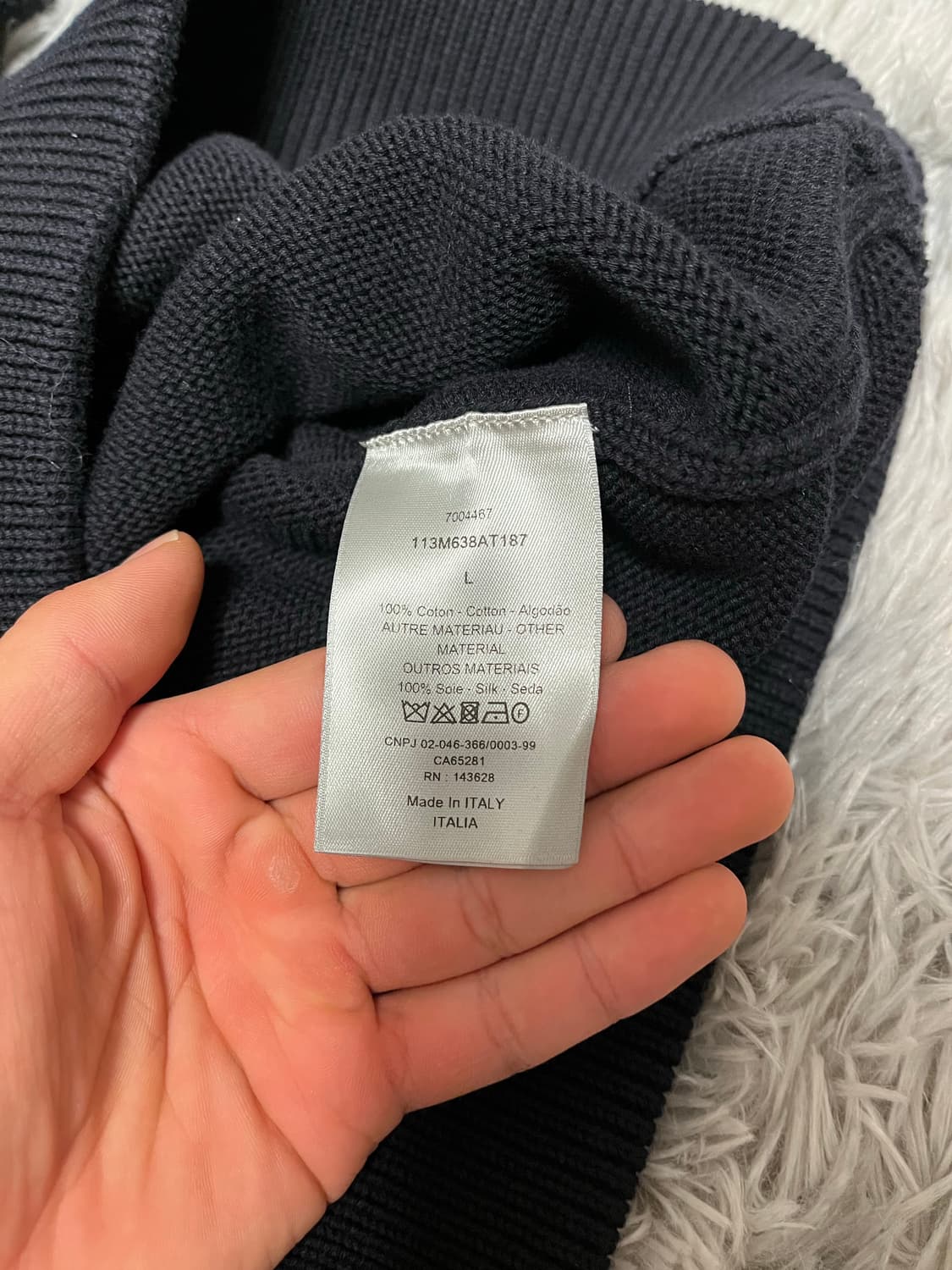 Lsize/디올 인서트 니트 상품이미지4