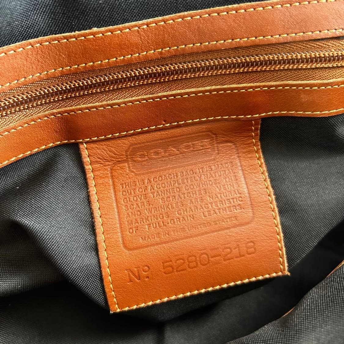 OS) 90s USA 올드코치 보스턴백 상품이미지8