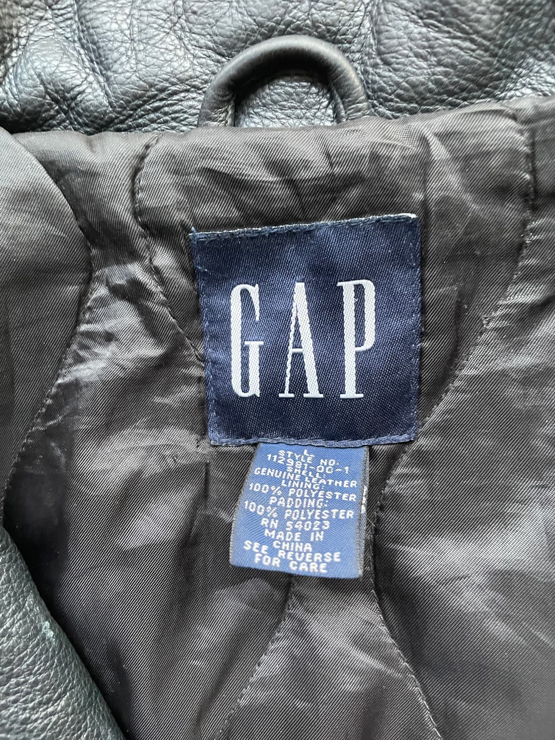 90s 올드갭 레더 카코트 gap carcoat 상품이미지4