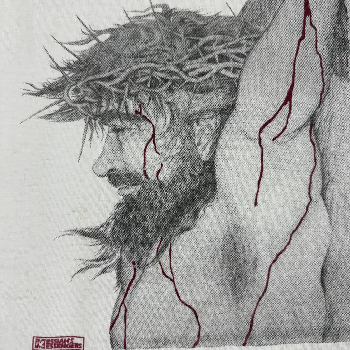 빈티지 90s Jesus on the cross 지저스 티셔츠 상품이미지6