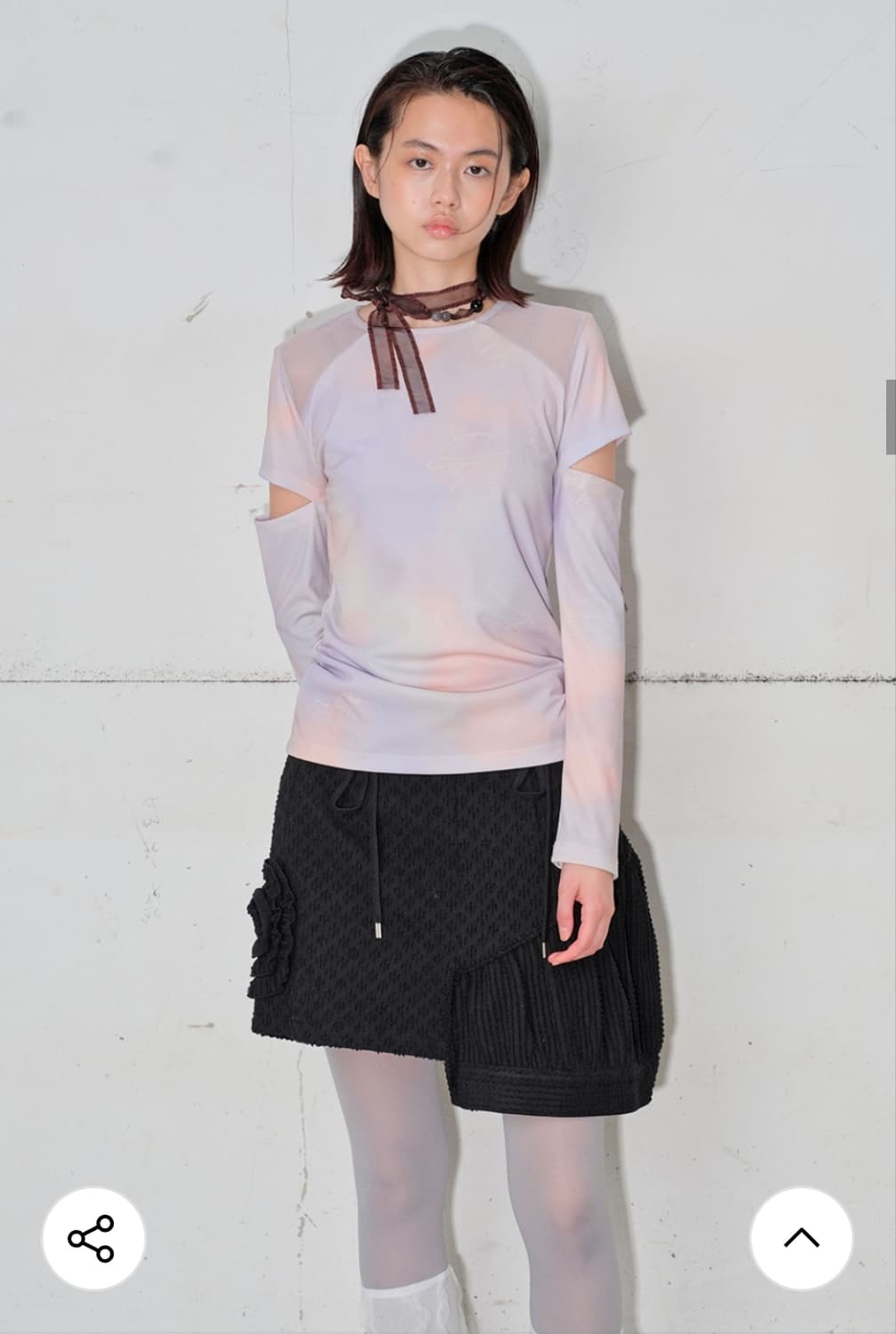 [새상품] 타입서비스 언발 미디 스커트 상품이미지5