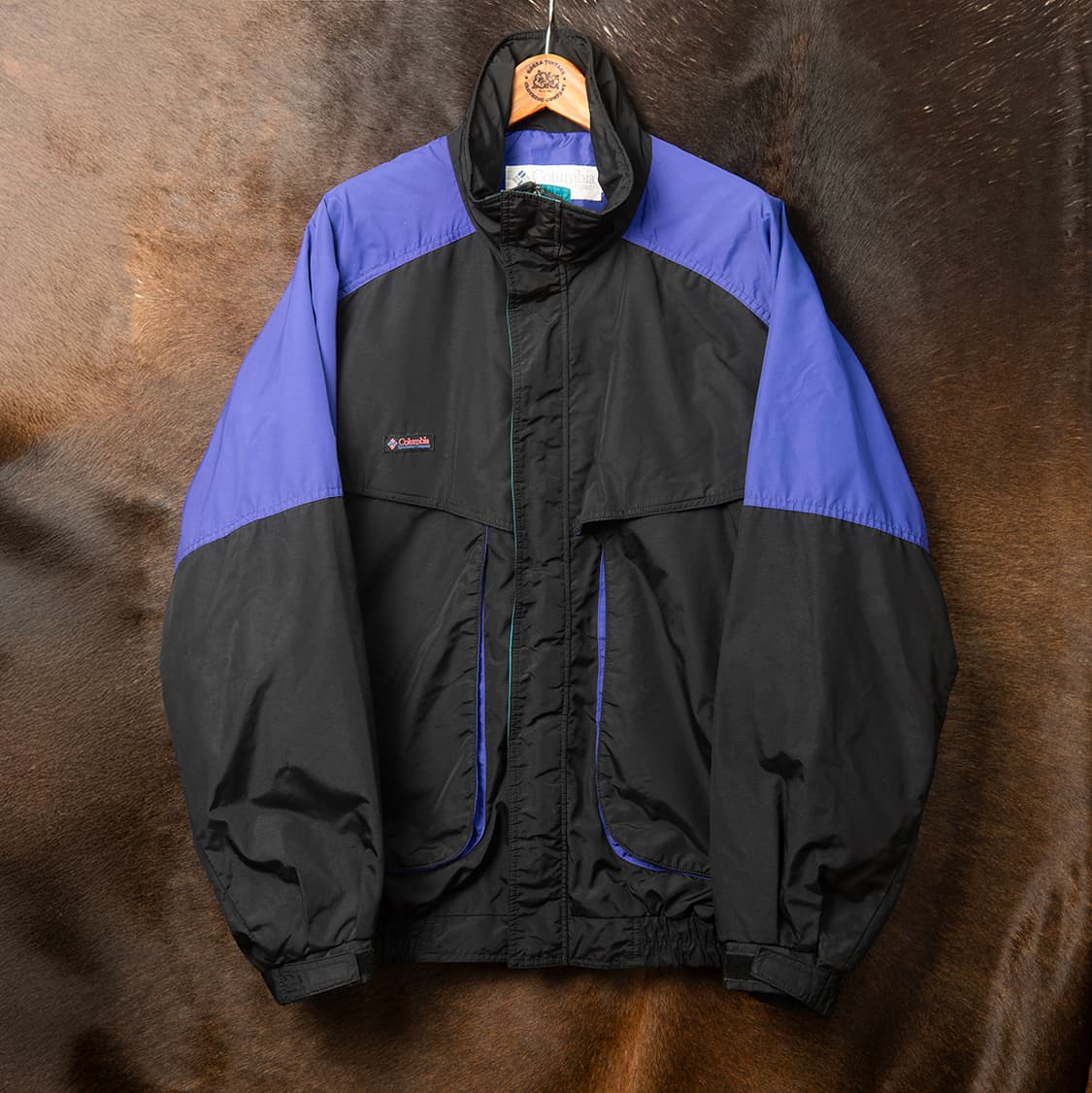 [115] 90s 컬럼비아 코리아메이드 컬러블럭 윈드브레이커  상품이미지1