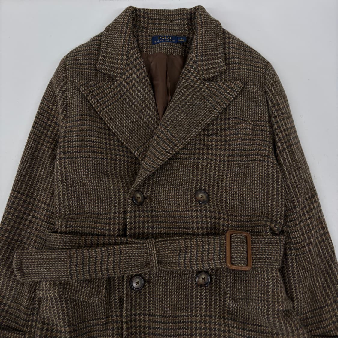 폴로 울 더블 벨트 코트  상품이미지5