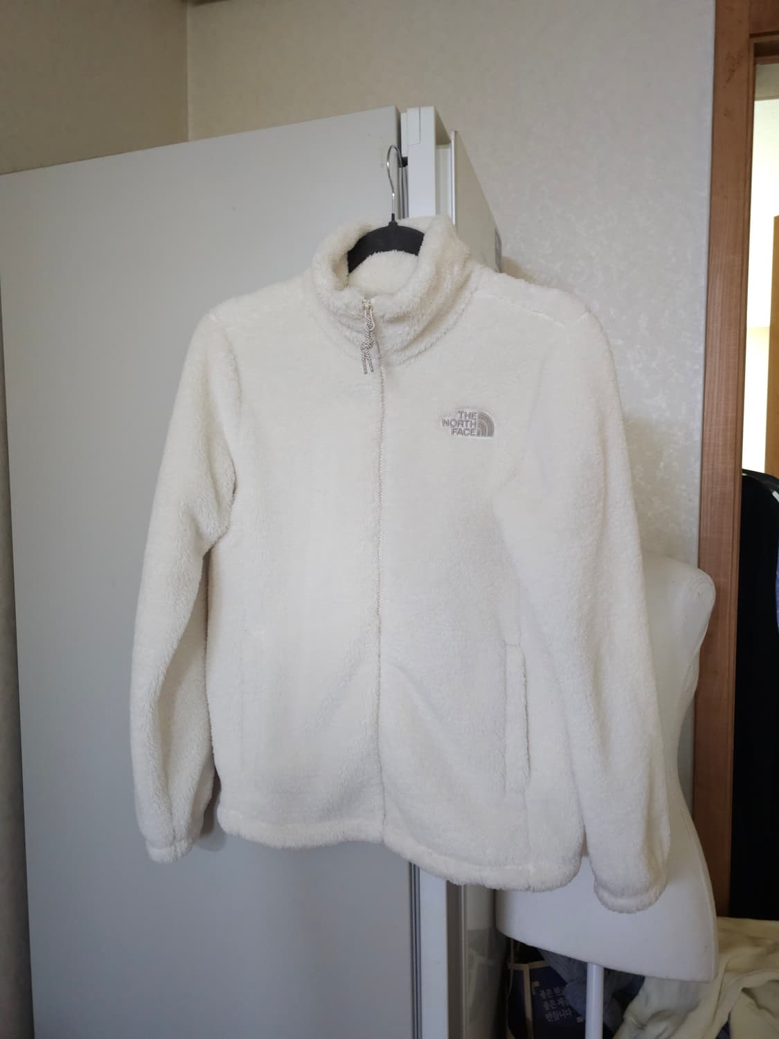 노스페이스 아이보리색 뽀글이 플리스 상품이미지1