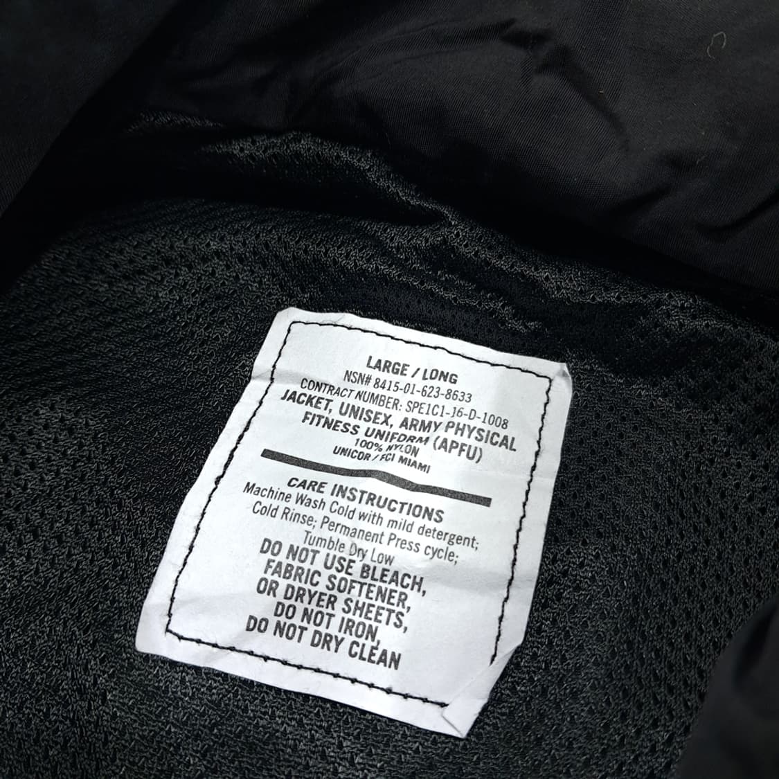 CL572 L 미육군 미국판 APFU 3세대 바람막이  자켓 상품이미지3