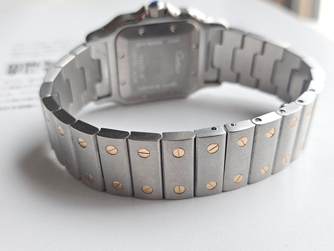 까르띠에 산토스 갈베 라지 콤비 오토매틱 상품이미지4