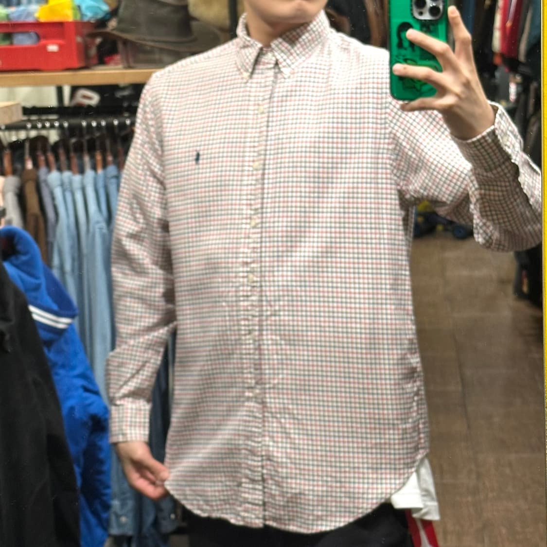 [HI] 폴로 랄프로렌 반팔셔츠 체크레드 상품이미지3