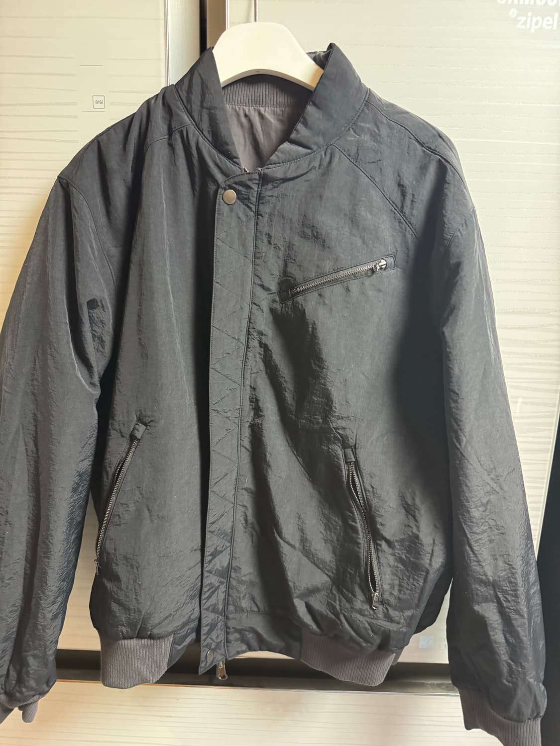 NODE LABS DEV:8 MA-1 다크그레이 M 실착1회 상품이미지3