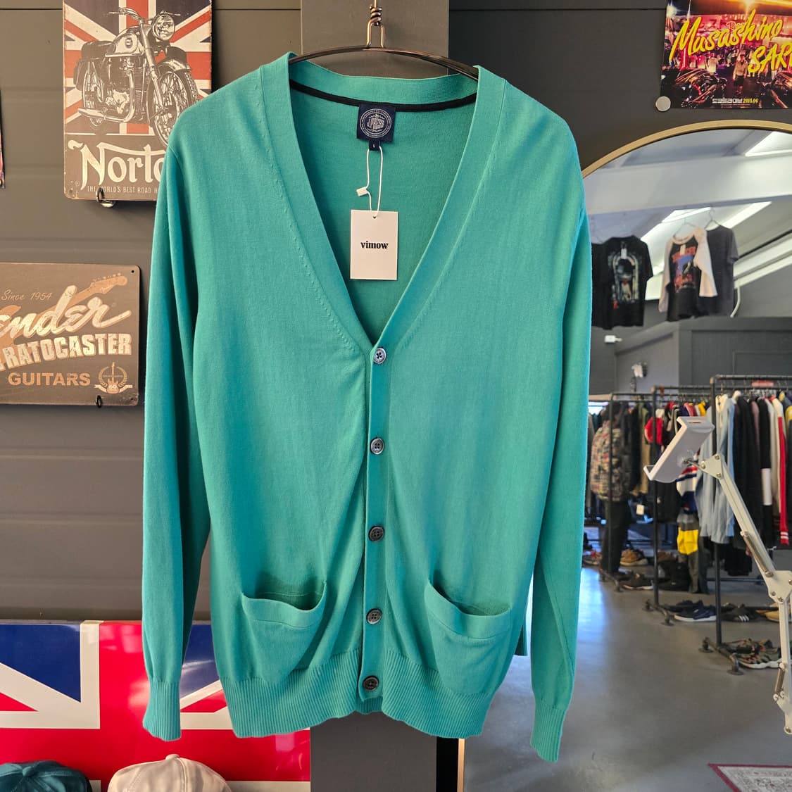 제이프레스 V넥 아이비리그 클래식 가디건 상품이미지1