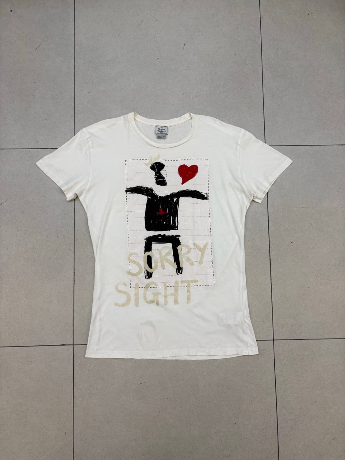 비비안 웨스트우드 sorry sight 티셔츠 상품이미지3