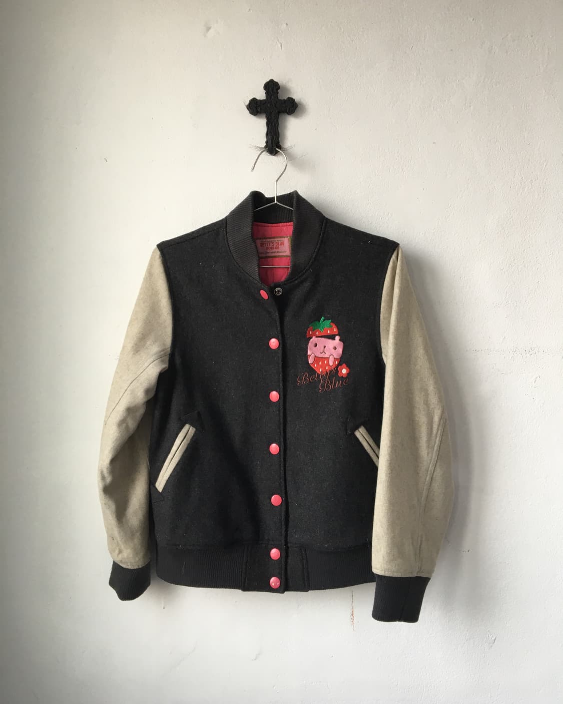 Patch point woolen jacket 상품이미지2