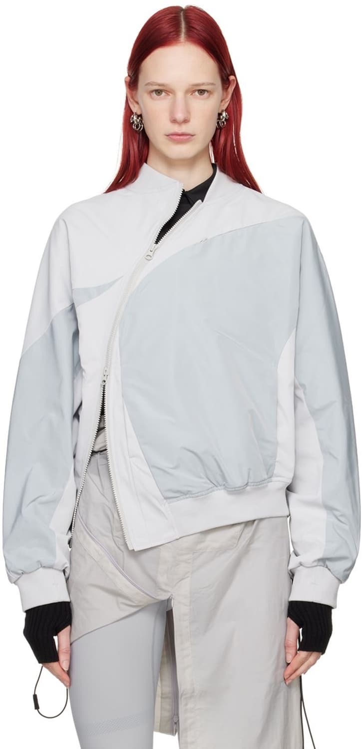 PAF 6.0 gray center bomber jacket 상품이미지3