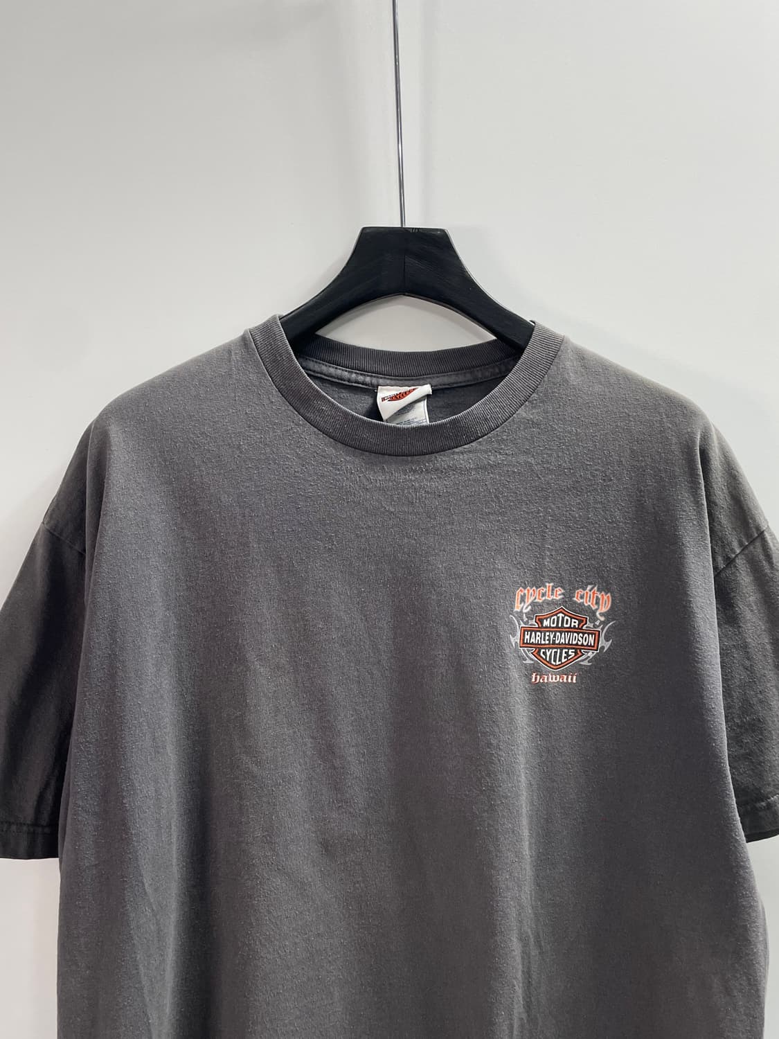 할리데이비슨 프린팅 워싱 반팔티 (on.744) 상품이미지4