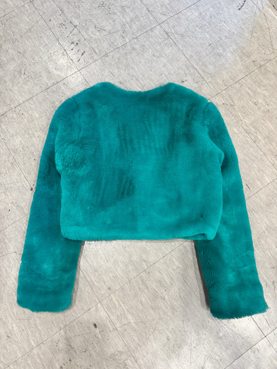 vintage 크롭 페이크 퍼자켓 상품이미지7