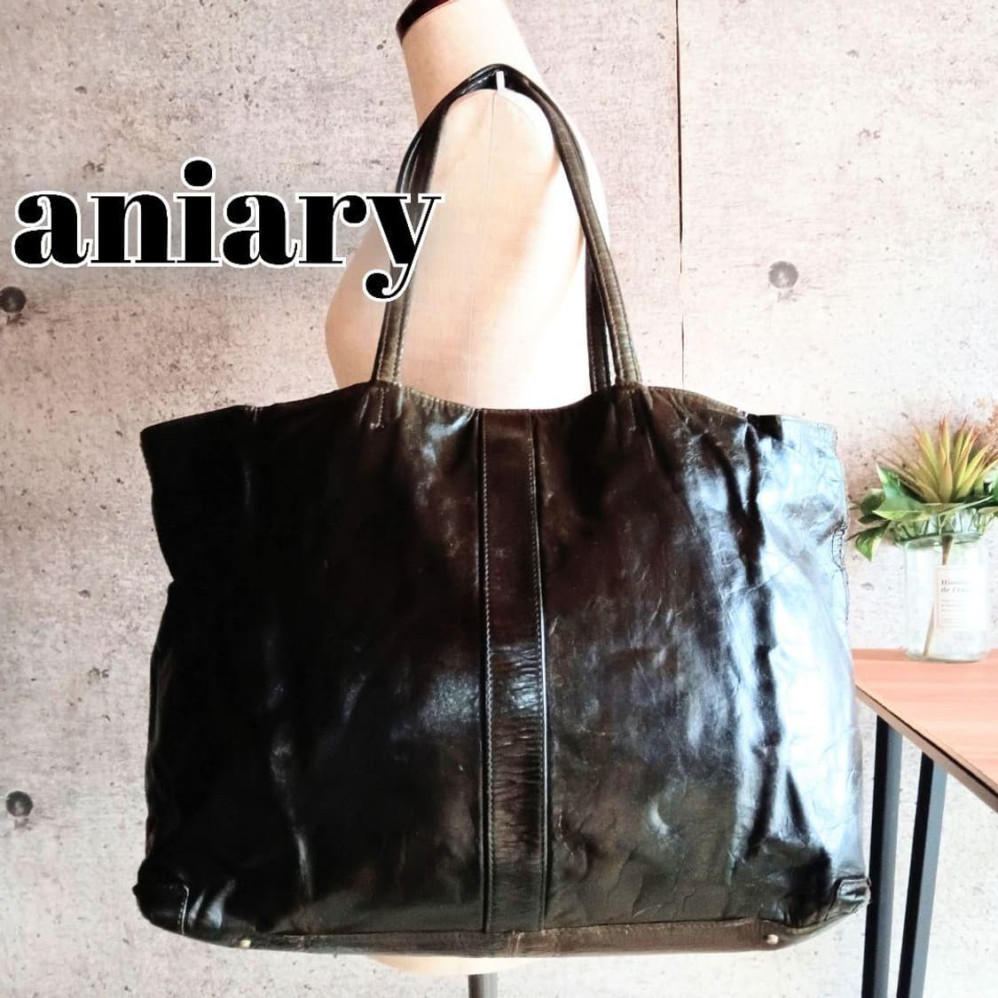 아니아리 aniary 호스하이드 가죽 토트백 일본장인 브랜드 포터 매니아 상품이미지3