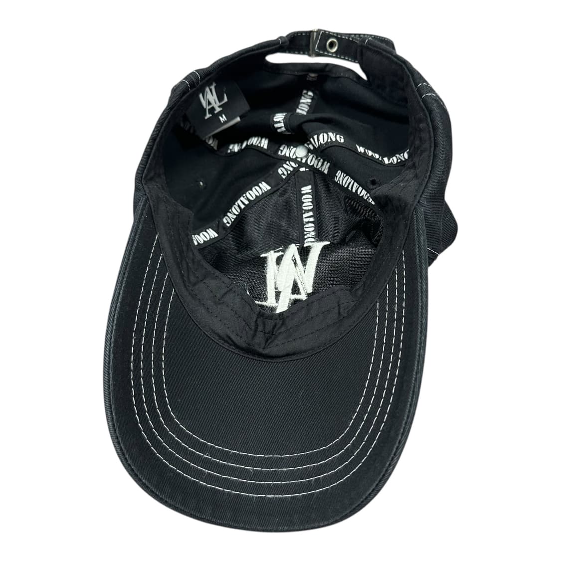 ✨ (바배) 우알롱 블랙 스티치 볼캡 모자  상품이미지3