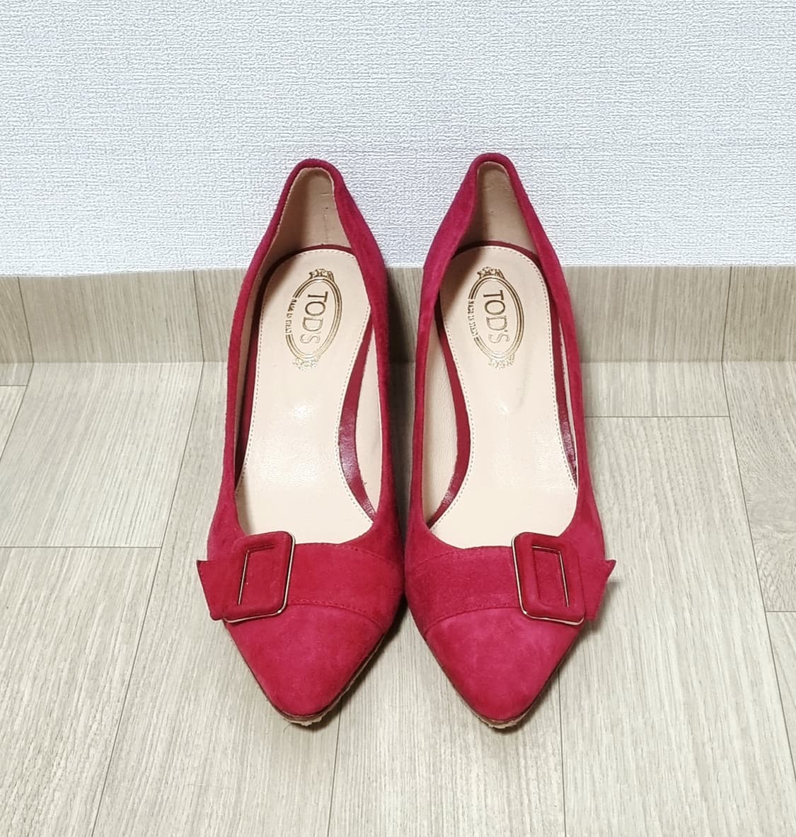 토즈 TOD'S 스웨이드 펌프스 구두 힐 (235/표기36.5) 준새상품 상품이미지4