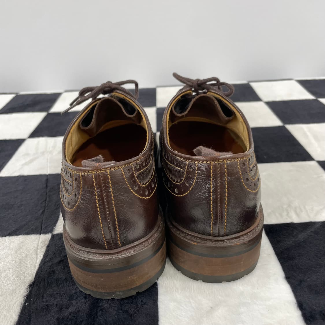 버팔로 브라운 윙팁 더비 슈즈 270mm 상품이미지4